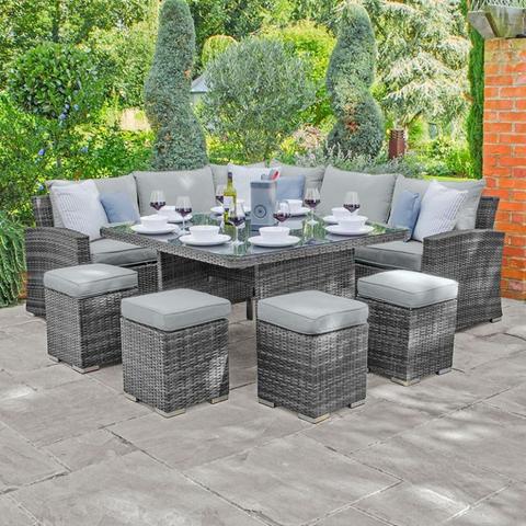 Rattan Corner Dining sets