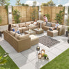 Willow Rattan with Beige Cushions