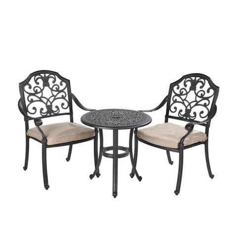 Cotswold 2 Seat Round Bistro Set - 60cm Round Bistro Table