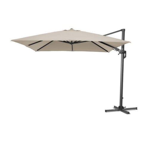 Genesis 3m Square Cantilever Parasol - Crank & Tilt