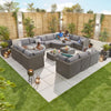 Slate Grey Rattan with Grey Cushions