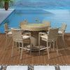 Nova - Heritage Henley 6 Seat Round Bar Set with Parasol Hole