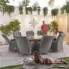 Slate Grey Rattan with Grey Cushions