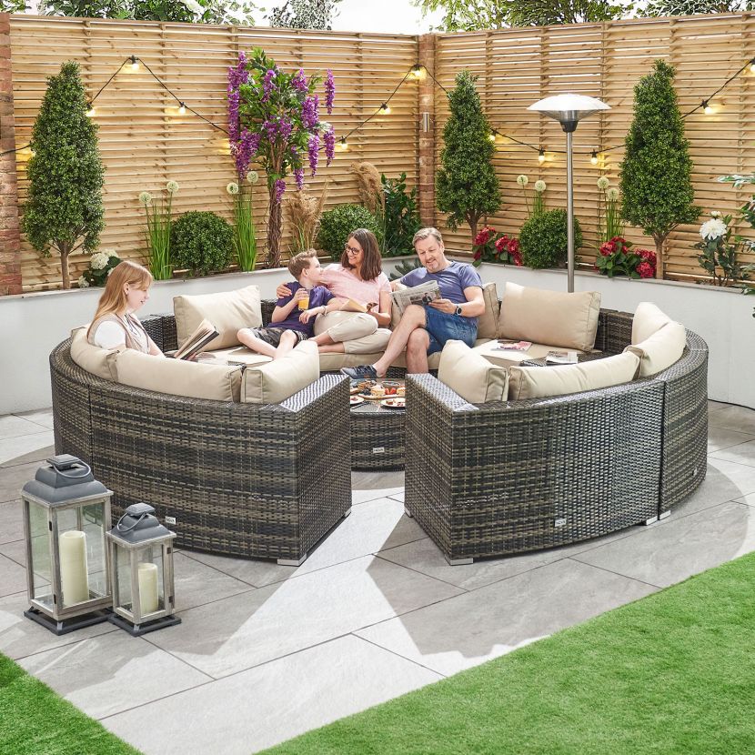 Outdoor Furniture Kensington Piece Sofa Set Kensington 3A Rattan
