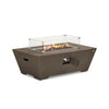 Neptune Aluminium Rectangular Firepit Coffee Table